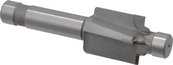 Made in USA - 9/16-18" Port, 0.989" Spotface Diam, 3/8" Tube Outside Diam, Plain Pilot, Straight Shank, Carbide Tipped Porting Tool - Eagle Tool & Supply