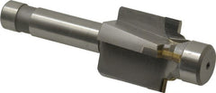 Made in USA - 3/4-16" Port, 1.208" Spotface Diam, 1/2" Tube Outside Diam, Plain Pilot, Straight Shank, Carbide Tipped Porting Tool - Eagle Tool & Supply