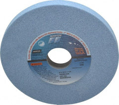 Norton - 6" Diam x 1-1/4" Hole x 1/2" Thick, K Hardness, 60 Grit Surface Grinding Wheel - Ceramic, Type 1, Medium Grade, 4,140 Max RPM, Vitrified Bond, No Recess - Eagle Tool & Supply
