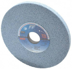 Norton - 7" Diam x 1-1/4" Hole x 1/2" Thick, H Hardness, 46 Grit Surface Grinding Wheel - Ceramic, Type 1, Coarse Grade, 3,600 Max RPM, Vitrified Bond, No Recess - Eagle Tool & Supply