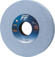 Norton - 12" Diam x 3" Hole x 1-1/2" Thick, I Hardness, 46 Grit Surface Grinding Wheel - Ceramic, Type 1, Coarse Grade, 2,070 Max RPM, Vitrified Bond, No Recess - Eagle Tool & Supply