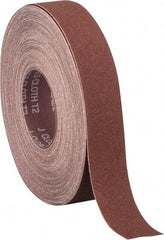 Norton - 1-1/2" x 50 Yd 150 Grit Aluminum Oxide Cloth Roll - Very Fine Grade, J Weighted Backing - Eagle Tool & Supply