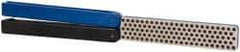 DMT - Coarse/Extra Coarse Grade, Double Sided Diamond Sharpener - 325/220 Grit, 45/60 Micron, Diamond Area 4.3" Long x 1" Wide, 9-1/2" Open Length, 5" Closed Length - Eagle Tool & Supply