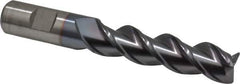 Cleveland - 3/4", 3 Flute, Single End, Powdered Metal, 0.06" Corner Radius End Mill - 5-1/4" OAL, 42° Helix, Right Hand Flute, 3" LOC, Right Hand Cut - Eagle Tool & Supply