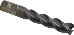 Cleveland - 1", 3 Flute, Single End, Powdered Metal, 0.12" Corner Radius End Mill - 6-1/2" OAL, 42° Helix, Right Hand Flute, 4" LOC, Right Hand Cut - Eagle Tool & Supply