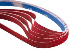 Norton - 1-1/2" Wide x 60" OAL, 80 Grit, Ceramic Abrasive Belt - Ceramic, Medium, Coated, Y Weighted Cloth Backing, Series R981 - Eagle Tool & Supply