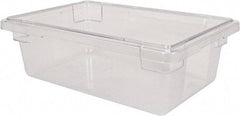 Rubbermaid - Rectangular, Clear Polycarbonate Food Tote Box - 9" High x 18" Wide x 26" Long - Eagle Tool & Supply