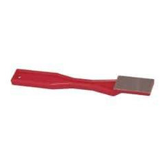 3M - 1-1/2" OAL Very Fine Sharpener Diamond File - 3/4" Wide, 1-1/2 LOC, Red - Eagle Tool & Supply