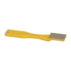 3M - 1-1/2" OAL Very Fine Sharpener Diamond File - 3/4" Wide, 1-1/2 LOC, Yellow - Eagle Tool & Supply