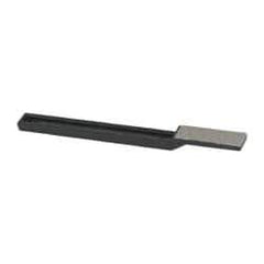 3M - 1-3/4" OAL Fine Sharpener Diamond File - 1/2" Wide, 1-3/4 LOC, Black - Eagle Tool & Supply