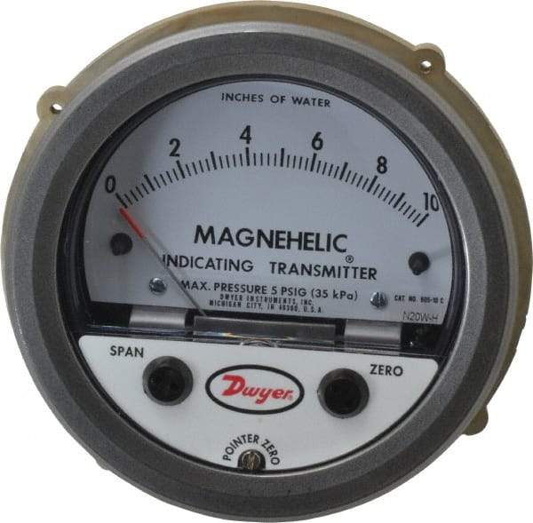Dwyer - 25 Max psi, Differential Pressure Transmitter with Indication - 1/8" Thread - Eagle Tool & Supply