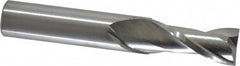 RobbJack - 9/16", 1-1/4" LOC, 9/16" Shank Diam, 3-1/2" OAL, 2 Flute, Solid Carbide Square End Mill - Eagle Tool & Supply