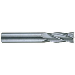 RobbJack - 7/16", 1" LOC, 7/16" Shank Diam, 2-3/4" OAL, 4 Flute, Solid Carbide Square End Mill - Eagle Tool & Supply
