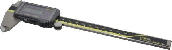 Mitutoyo - 0 to 150mm Range, 0.01mm Resolution, Electronic Caliper - Stainless Steel with 40mm Stainless Steel Jaws, 0.03mm Accuracy - Eagle Tool & Supply