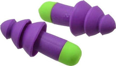 Moldex - Reusable, Uncorded, 27 dB, Flange Earplugs - Purple, 50 Pairs - Eagle Tool & Supply
