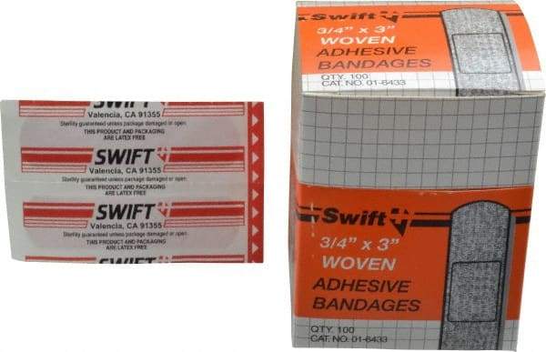 North - 3" Long x 3/4" Wide, General Purpose Self-Adhesive Bandage - Beige, Woven Fabric Bandage - Eagle Tool & Supply