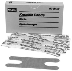 North - 3" Long x 1-1/2" Wide, Knuckle Bandage Self-Adhesive Bandage - Beige, Woven Fabric Bandage - Eagle Tool & Supply