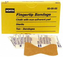 2-1/2″ Long x 1-3/4″ Wide, Fingertip Self-Adhesive Bandage Beige, Woven Fabric Bandage