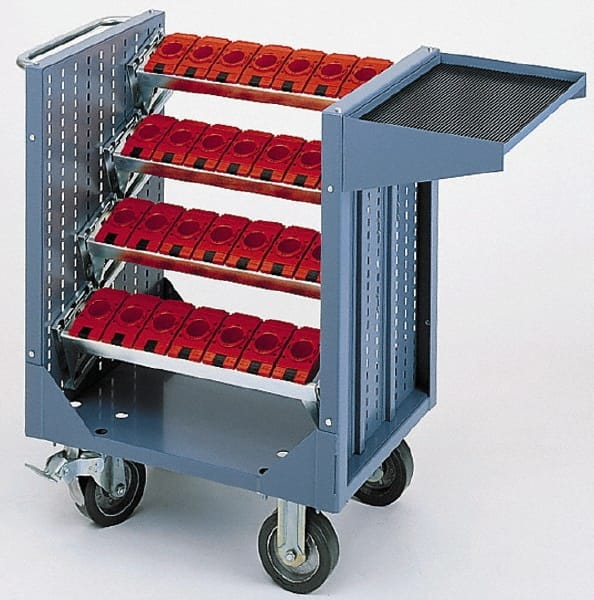 LISTA - 28 Tool Capacity, 40 Taper Size CNC Tool Cart - Eagle Tool & Supply