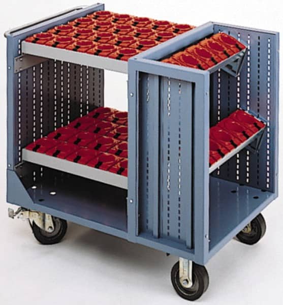 LISTA - 70 Tool Capacity, 40 Taper Size CNC Tool Cart - Eagle Tool & Supply
