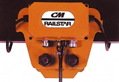 CM - 2 Ton Capacity Motor Driven Trolley - 3-3/8" to 6" Flange Width - Eagle Tool & Supply