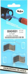 Value Collection - EN10 Bi-Directional High Speed Steel Deburring Swivel Blade - Bi-Directional Deburring Blade - Eagle Tool & Supply