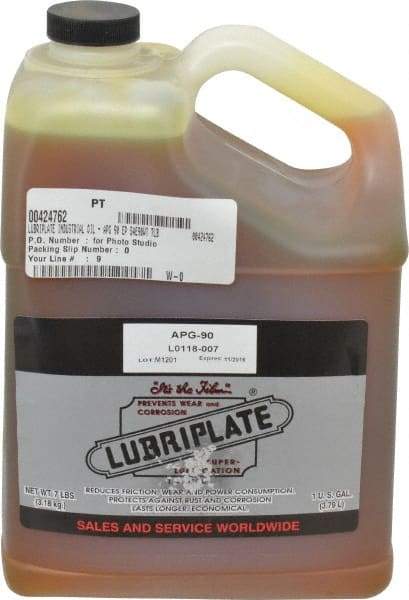 Lubriplate - 1 Gal Bottle, Mineral Gear Oil - 816 SUS Viscosity at 100°F, 86 SUS Viscosity at 210°F, ISO 150 - Eagle Tool & Supply