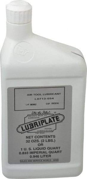 Lubriplate - Bottle, ISO 32, Air Tool Oil - 147 Viscosity (SUS) at 100°F, 44 Viscosity (SUS) at 210°F - Eagle Tool & Supply