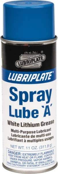 Lubriplate - 12 oz Aerosol Lithium General Purpose Grease - White, 150°F Max Temp, NLGIG 1, - Eagle Tool & Supply