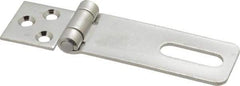 Value Collection - 1" Long x 3.62" Wide, Hasp - Stainless Steel - Eagle Tool & Supply