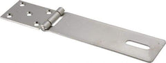 Made in USA - 1.88" Long x 8-3/4" Wide, Hasp - Stainless Steel - Eagle Tool & Supply