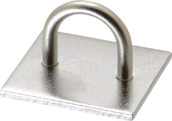 Made in USA - 0.625" High x 1" Wide x 113" Long Hasp Staple - 302/304 Stainless Steel, 0.072" Thick - Eagle Tool & Supply