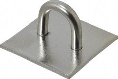 Value Collection - 0.813" High x 1.5" Wide x 1.5" Long Hasp Staple - 302/304 Stainless Steel, 0.075" Thick - Eagle Tool & Supply