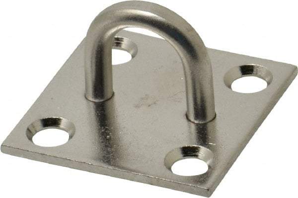 Value Collection - 0.813" High x 1.5" Wide x 1.5" Long Hasp Staple - 302/304 Stainless Steel, 0.075" Thick - Eagle Tool & Supply