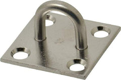 Value Collection - 0.813" High x 1.5" Wide x 1.5" Long Hasp Staple - 302/304 Stainless Steel, 0.075" Thick - Eagle Tool & Supply