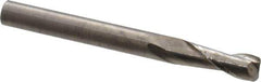 M.A. Ford - 1/4", 2 Flute, Single End, Solid Carbide, 0.045" Corner Radius End Mill - 2-1/2" OAL, 30° Helix, Right Hand Flute, 3/4" LOC, Right Hand Cut - Eagle Tool & Supply