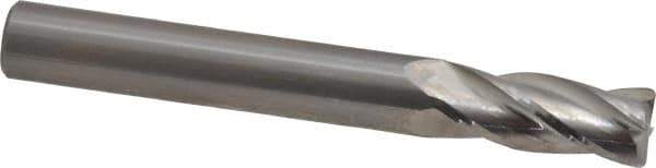 M.A. Ford - 5/16", 4 Flute, Single End, Solid Carbide, 0.03" Corner Radius End Mill - 2-1/2" OAL, 30° Helix, Right Hand Flute, 13/16" LOC, Right Hand Cut - Eagle Tool & Supply