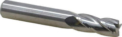 M.A. Ford - 3/8", 4 Flute, Single End, Solid Carbide, 0.015" Corner Radius End Mill - 2-1/2" OAL, 30° Helix, Right Hand Flute, 1" LOC, Right Hand Cut - Eagle Tool & Supply