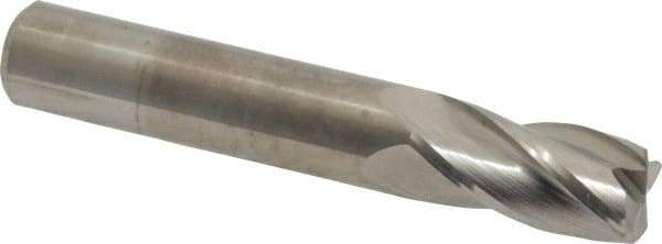 M.A. Ford - 1/2", 4 Flute, Single End, Solid Carbide, 0.06" Corner Radius End Mill - 3" OAL, 30° Helix, Right Hand Flute, 1" LOC, Right Hand Cut - Eagle Tool & Supply