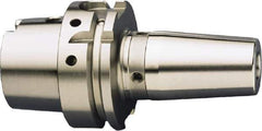 HAIMER - 1-1/4" Hole Diam, HSK100A Taper Shank Shrink Fit Tool Holder & Adapter - 4.72" Projection, 1.73" Nose Diam, 2.28" Clamping Depth, 25,000 RPM, Through Coolant - Exact Industrial Supply