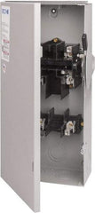 Eaton Cutler-Hammer - 100 Amp, 240 VAC, 2 Pole Fused Safety Switch - NEMA 3R, 3 Phase, 7-1/2 to 15 hp at 240 VAC (Single Phase), 15 to 30 hp at 240 VAC (Triple Phase), DPST Contact Form - Eagle Tool & Supply
