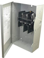 Eaton Cutler-Hammer - 60 Amp, 240 VAC, 3 Pole Nonfused Safety Switch - NEMA 1, 1 Phase, 10 hp at 240 VAC (Single Phase), 15 hp at 240 VAC (Triple Phase), 3PST Contact Form - Eagle Tool & Supply