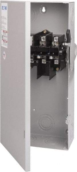 Eaton Cutler-Hammer - 100 Amp, 240 VAC, 3 Pole Nonfused Safety Switch - NEMA 1, 1 Phase, 15 hp at 240 VAC (Single Phase), 30 hp at 240 VAC (Triple Phase), 3PST Contact Form - Eagle Tool & Supply