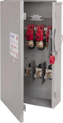 Eaton Cutler-Hammer - 200 Amp, 250 VDC, 480-600 VAC, 3 Pole Fused Safety Switch - NEMA 3R, 3 Phase, 50 hp at 480/600 VAC (Single Phase), 125 hp at 480 VAC, 150 hp at 600 VAC (Triple Phase), 3PST Contact Form - Eagle Tool & Supply