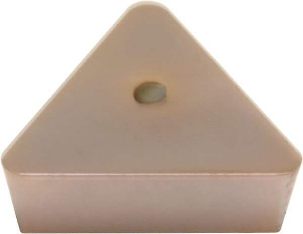Sumitomo - TPG322 Grade T2000Z Cermet Turning Insert - TiN/AlN Finish, 60° Triangle, 3/8" Inscr Circle, 1/8" Thick, 1/32" Corner Radius - Eagle Tool & Supply