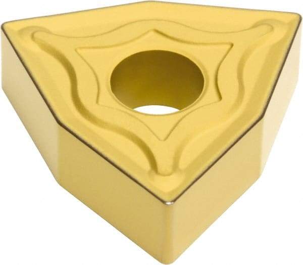 Sumitomo - WNMG433 EUX Grade AC700G Carbide Turning Insert - TiC Finish, 80° Trigon, 1/2" Inscr Circle, 3/16" Thick, 3/64" Corner Radius - Eagle Tool & Supply