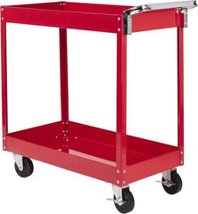 Sunex Tools - 350 Lb Capacity, 17" Wide x 34" Long x 33" High Service Cart - 2 Shelf, Steel - Eagle Tool & Supply