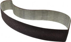 Tru-Maxx - 4" Wide x 60" OAL, 36 Grit, Aluminum Oxide Abrasive Belt - Aluminum Oxide, Very Coarse, Coated, X Weighted Cloth Backing - Eagle Tool & Supply
