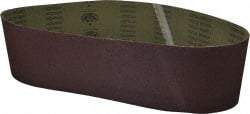 Tru-Maxx - 6" Wide x 48" OAL, 180 Grit, Aluminum Oxide Abrasive Belt - Aluminum Oxide, Very Fine, Coated, X Weighted Cloth Backing - Eagle Tool & Supply