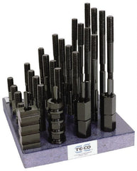TE-CO - T-Nut & Stud Kits Stud Thread Sizes: 3/8-16 T-Slot Size (Inch): 9/16 - Eagle Tool & Supply